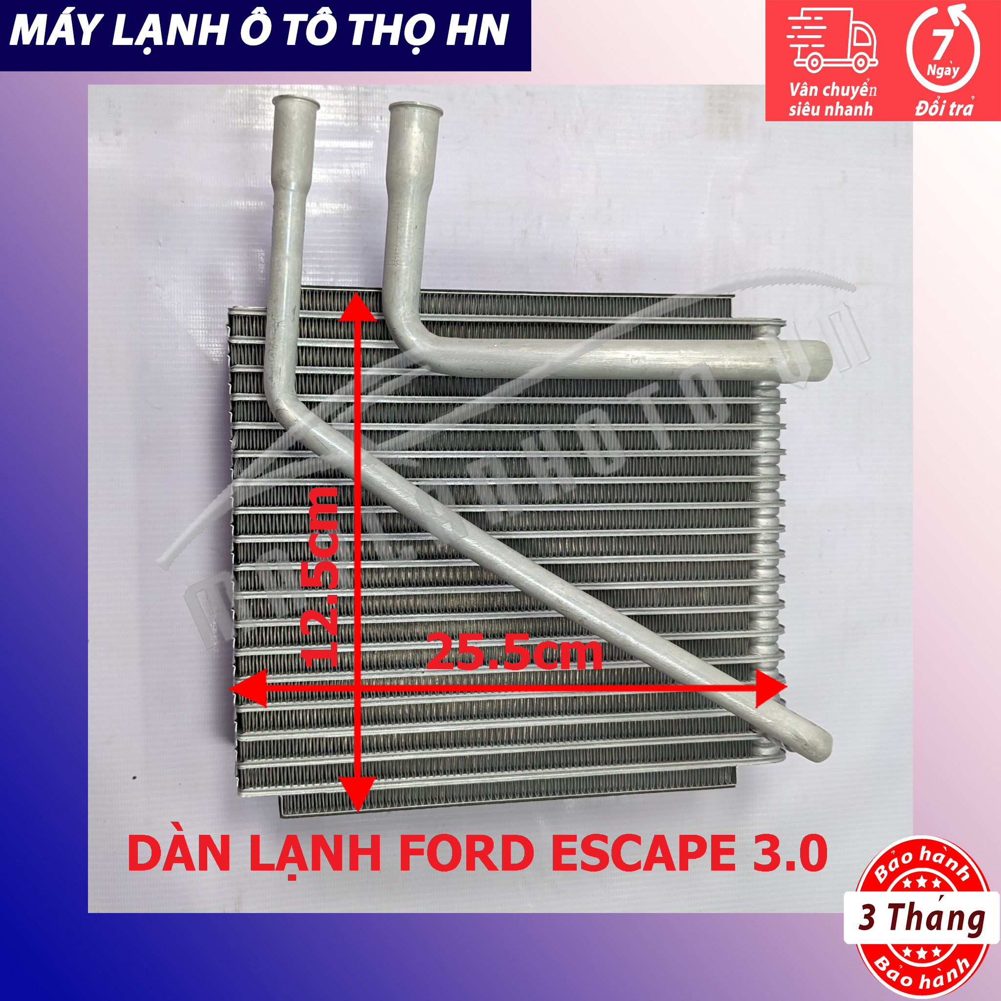 Dàn (giàn) lạnh Ford Escape 3.0 2001 2002 2003 2004 2005 2006 2007 Hàng xịn Thái Lan 01 02 03 04 05 06 07