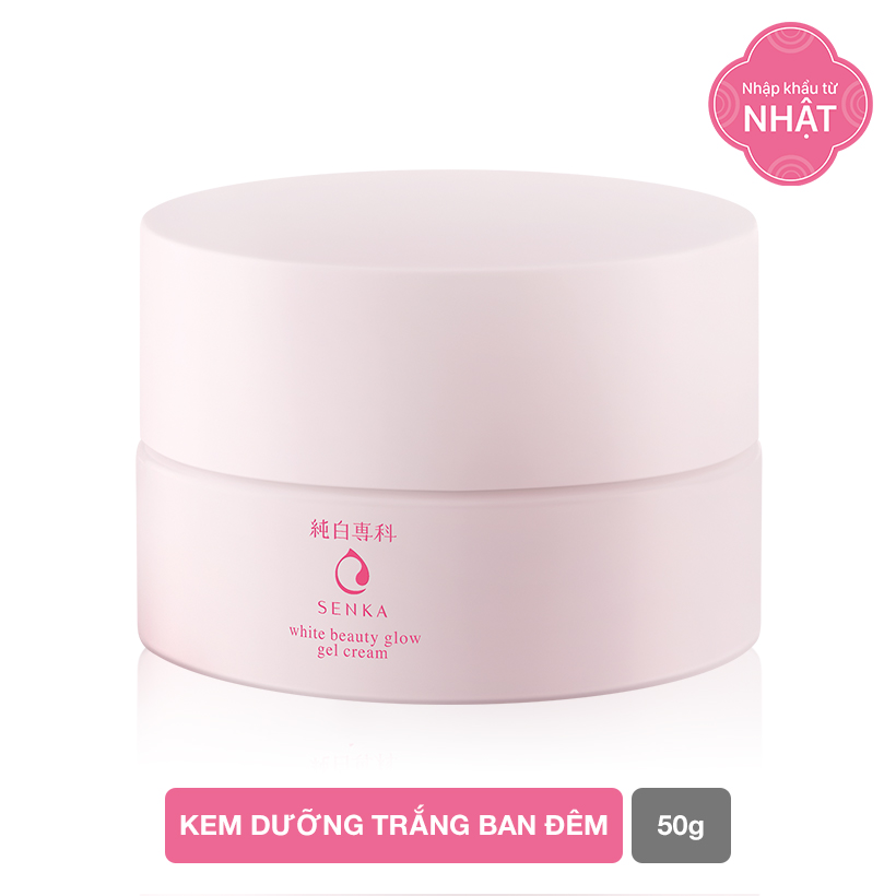 Bộ sản phẩm Senka dưỡng da trắng hồng ngày và đêm (Nước tẩy trang Senka Fresh 70ml + SRM Senka Perfect Whip 50g + Kem trắng da ban đêm Senka 50g + Kem trắng da ban ngày Senka 50g)