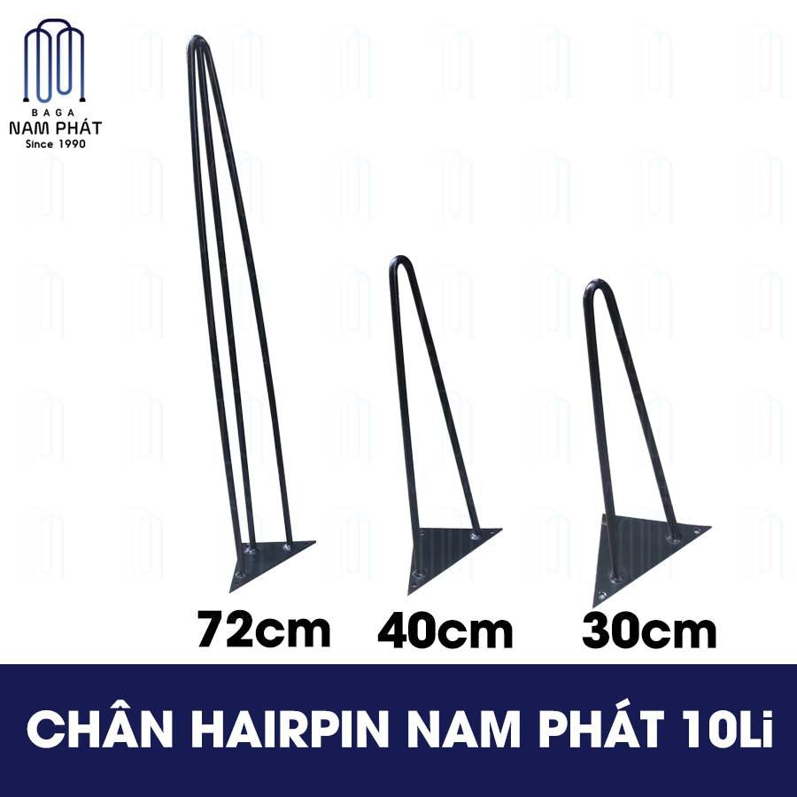 Chân Bàn Hairpin 30cm Nam Phát