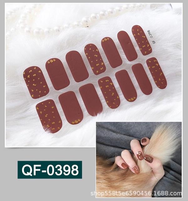 Set dán móng tay Nails dán nghệ thuật nhiều màu - có ngay bộ móng đẹp trong 5 phút (Nail wraps / Nail stickers) CAM05