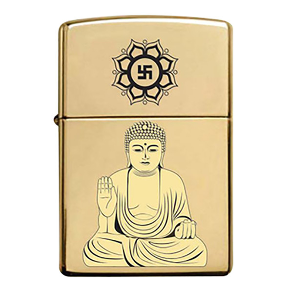 Bật Lửa Zippo 254b Khắc Axit Phật 07 - Bật Lửa Zippo 254b.Phat07