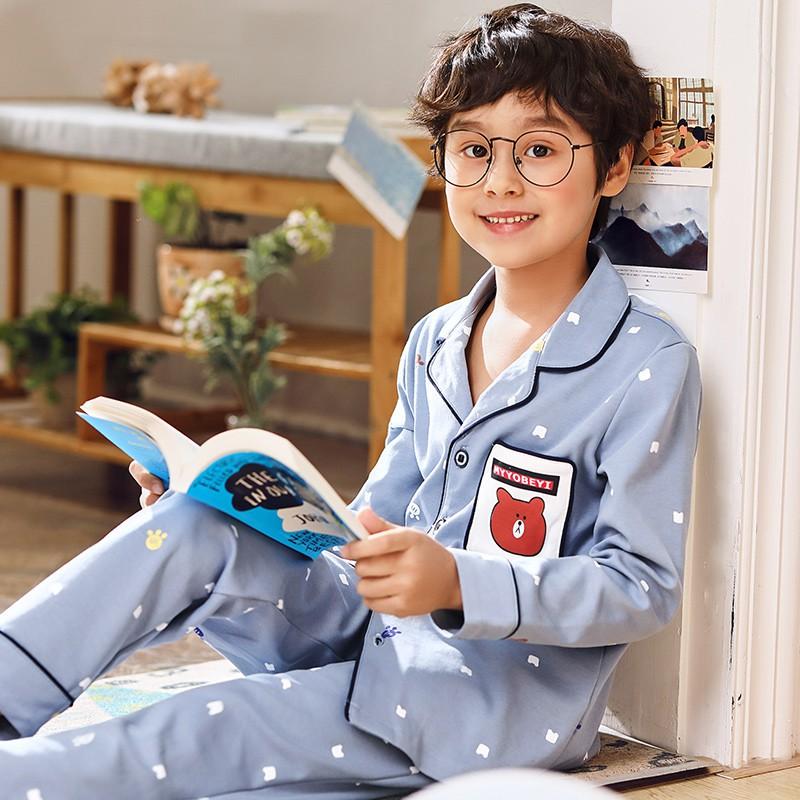 Đồ bộ Pijama bé gái - bé trai, chất liệu cotton 100% thoáng mát, phù hợp các bạn lớn cao 1.4-1.5m