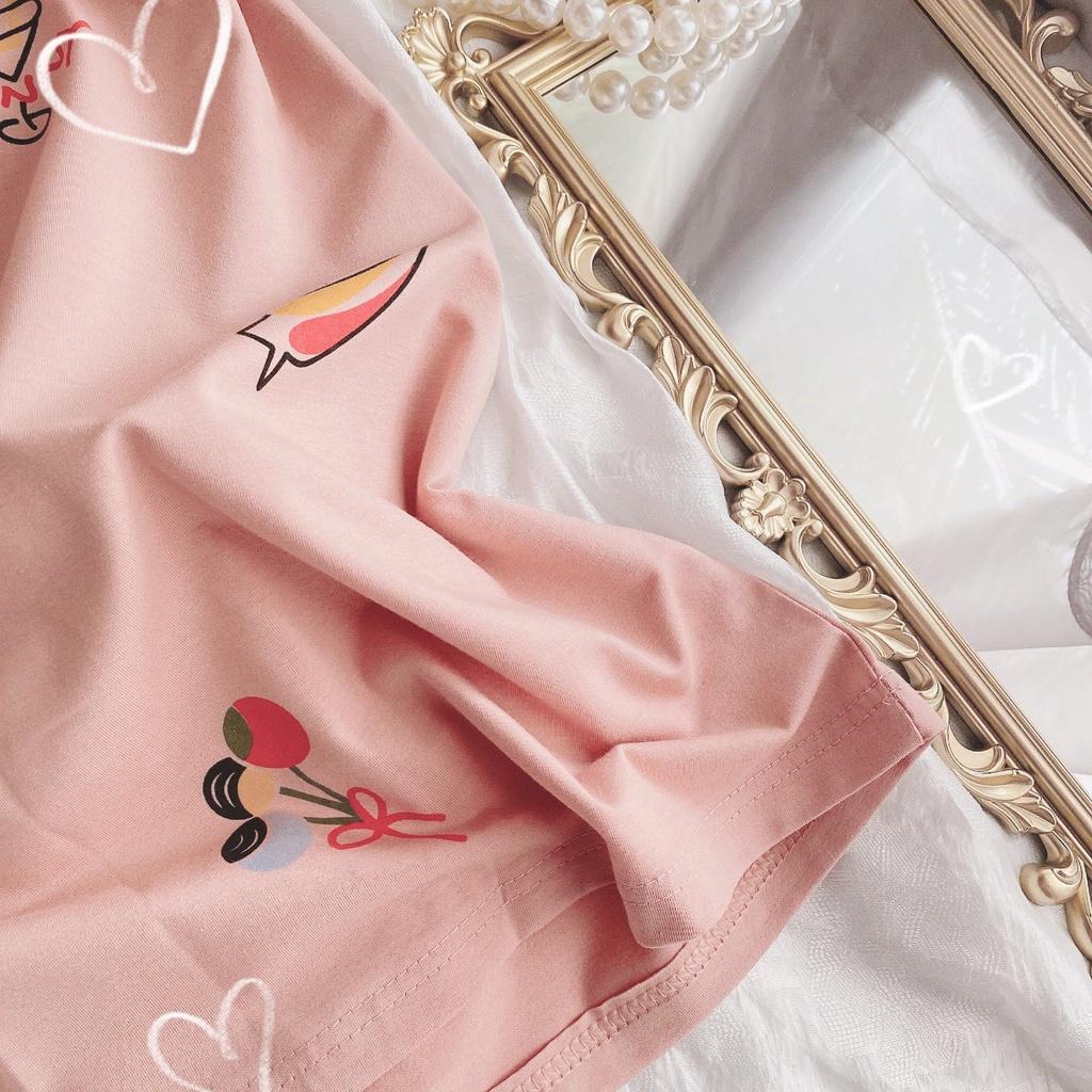 Đầm polo cổ kẻ màu hồng