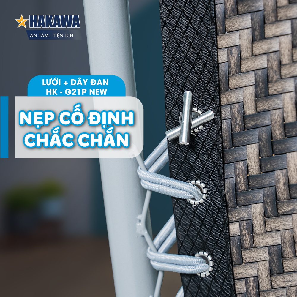 BỘ DÂY ĐAN VÀ LƯỚI GHẾ XẾP THƯ GIÃN HAKAWA HK-G21P NEW