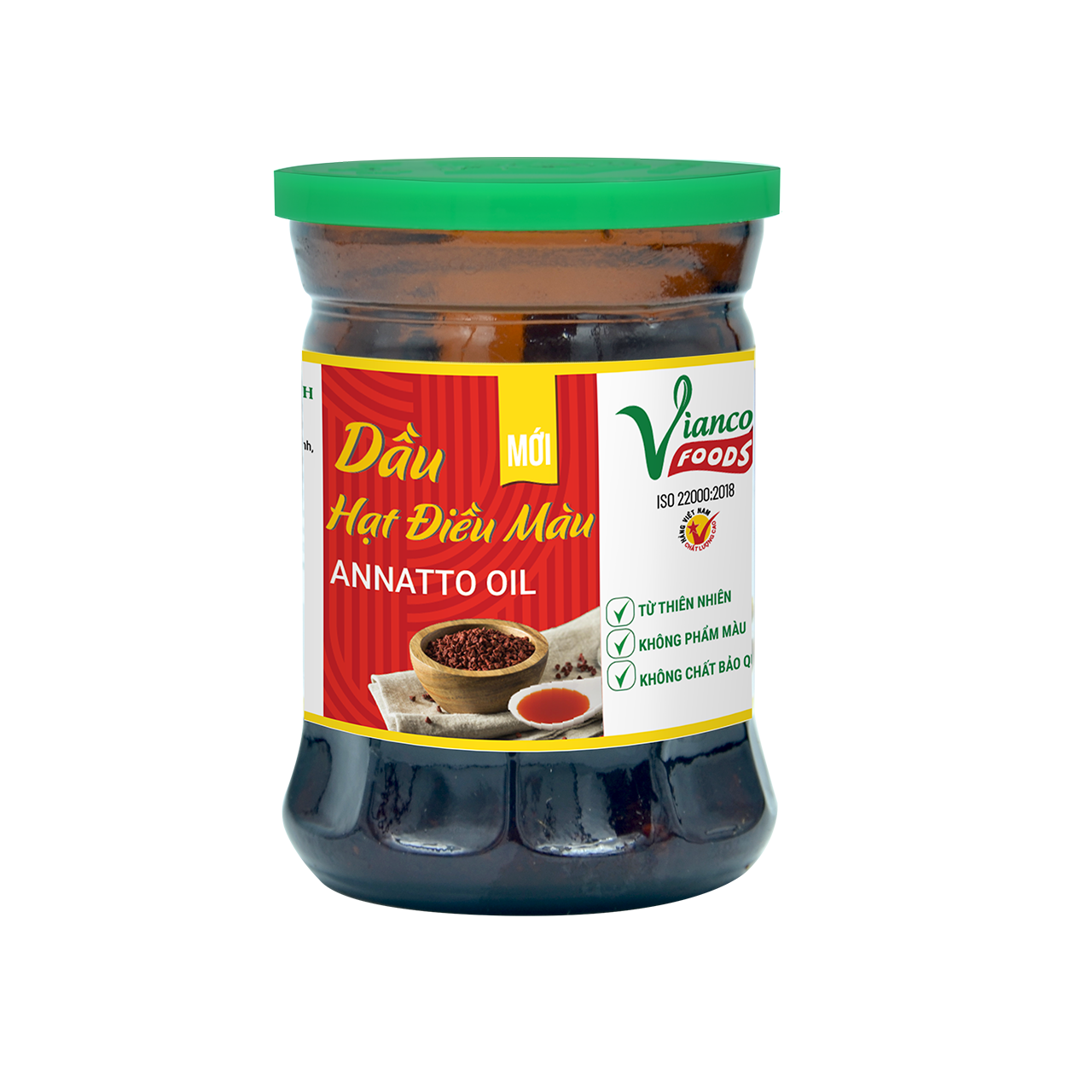 Dầu Điều Màu ViancoFoods Việt Ấn 3 ly x 50gr