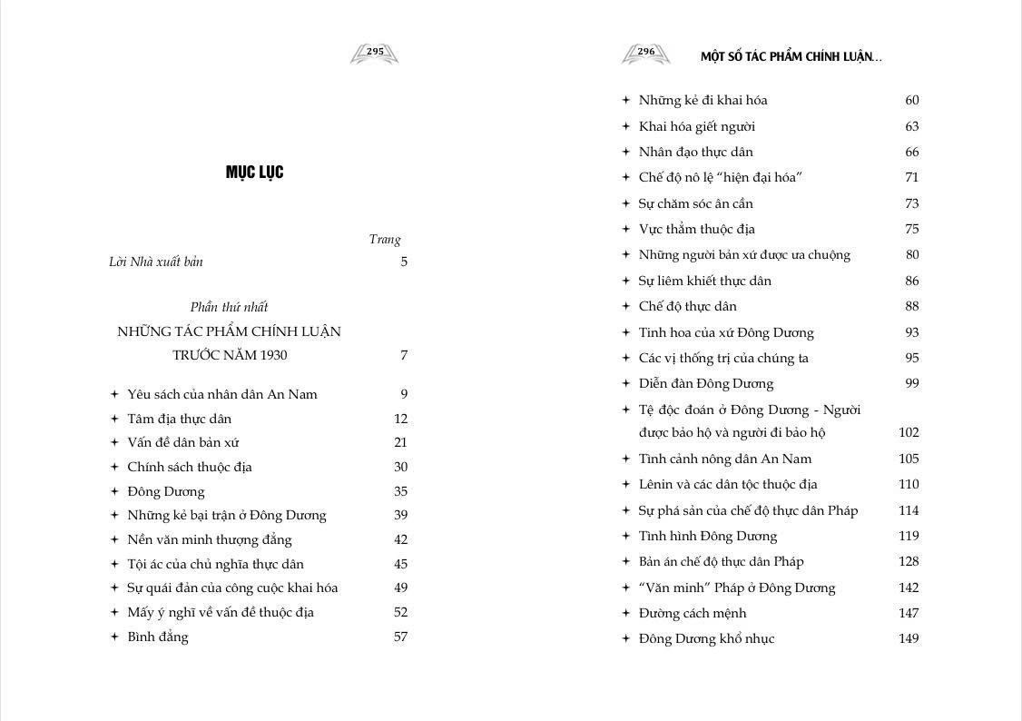 HỒ CHÍ MINH - MỘT SỐ ÁNG VĂN CHÍNH LUẬN TIÊU BIỂU -  NXB Chính Trị Quốc Gia Sự Thật