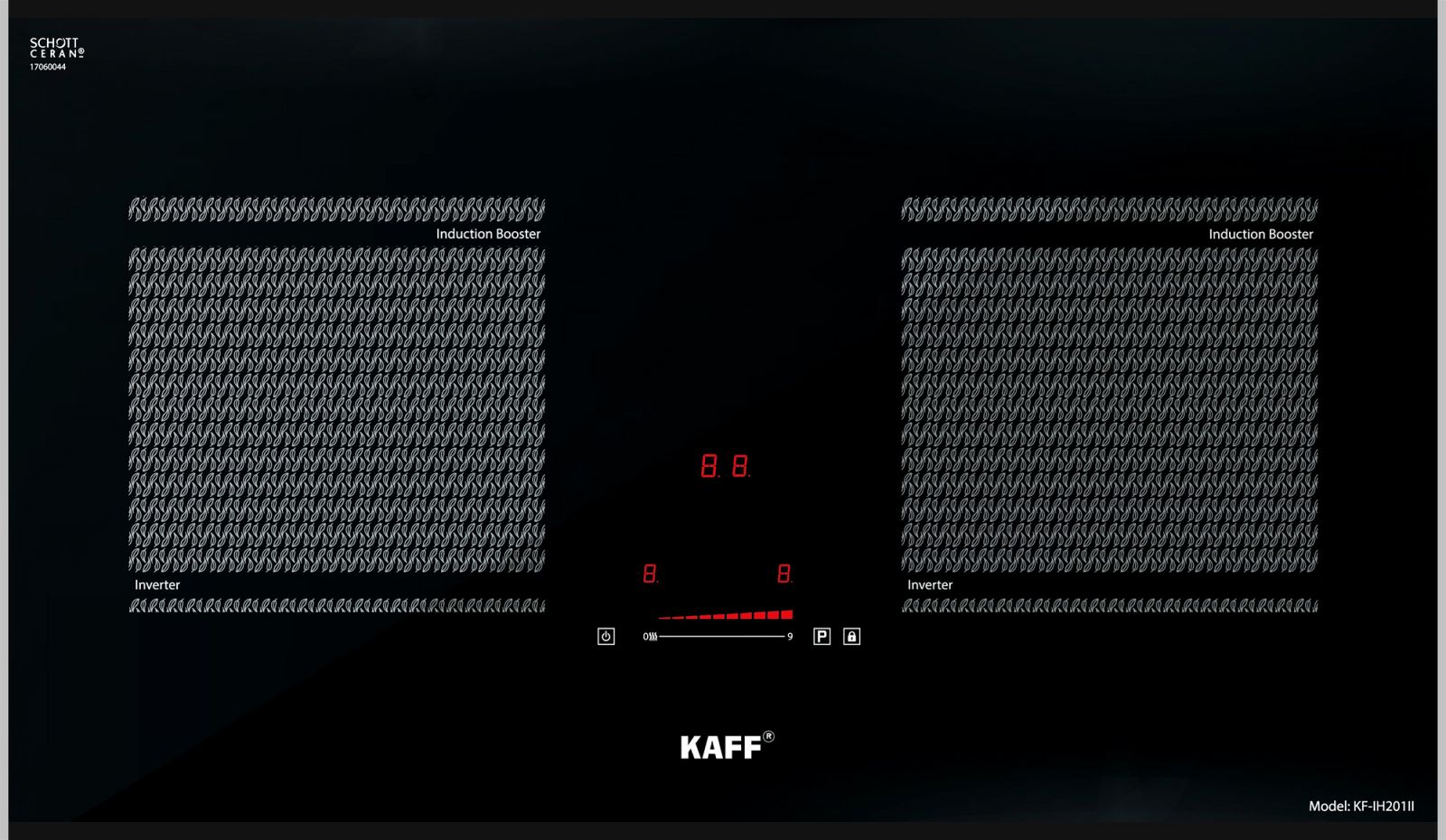 Bếp Từ Đôi KAFF KF-IH201II - Hàng Chính Hãng