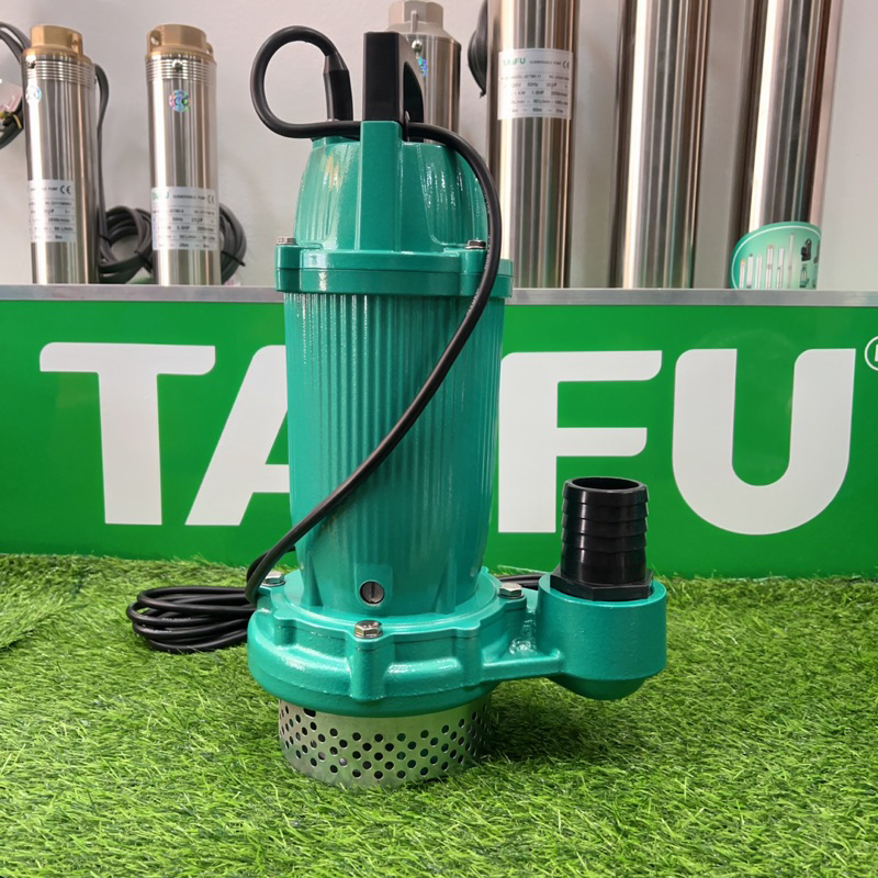 Máy bơm chìm lưu lượng 1.1Kw (1.5HP) cổ 50 Thân nhôm sơn tĩnh điện, không ngâm dầu TAIFU QDX14-16-1.1L - Bảo hành 1 năm