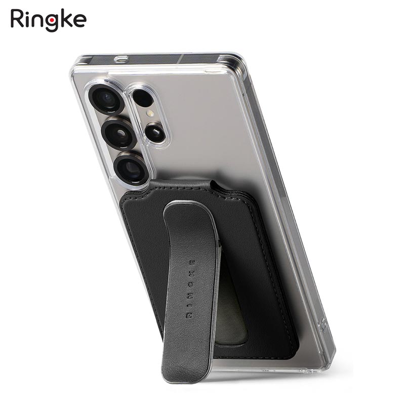 Ví kiêm giá đỡ RINGKE Slide Grip Wallet Magnetic Edge - Hàng Chính Hãng