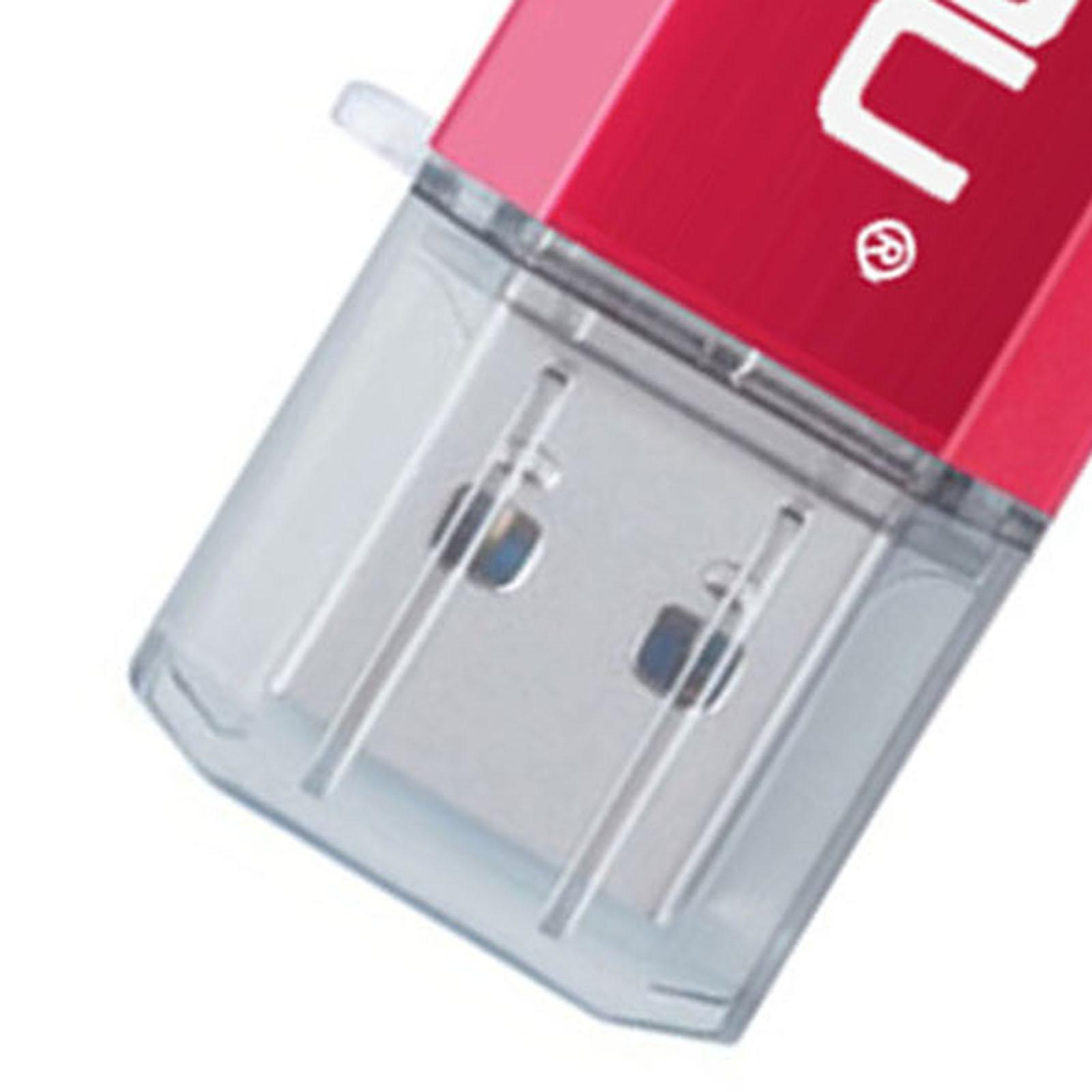 Portable 3 in 1 64GB USB 3.0 Flash Drive Type- USB Memory Stick Red