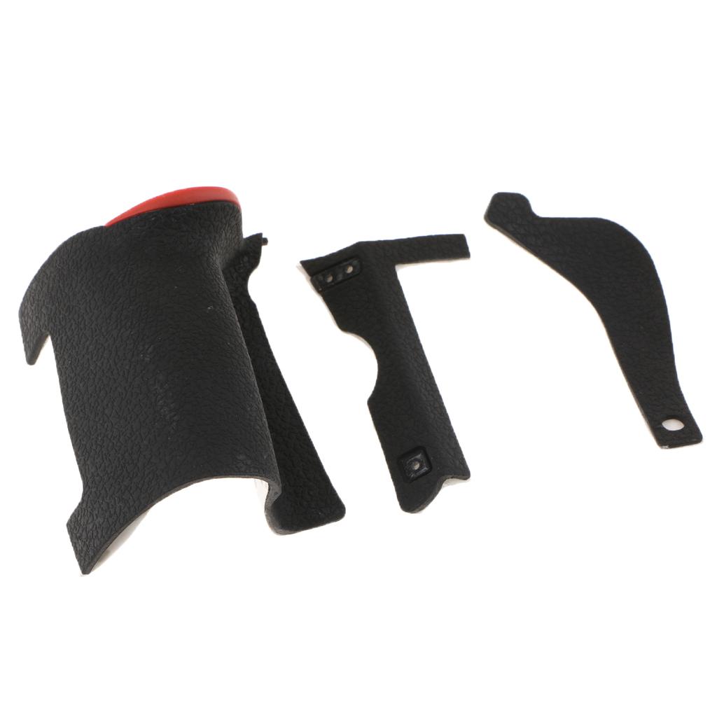 For  D750 3Pack Thumb/Grip/Side Rubber Cover Skin Lid Cap With Adhesive