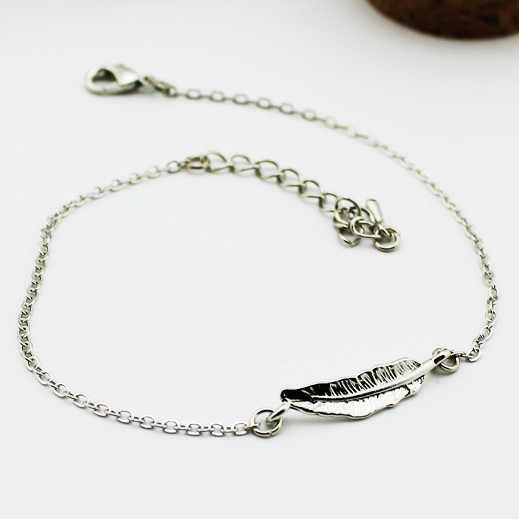 Lắc tay vòng tay idol Jungkook BTS mắt xích lông vũ