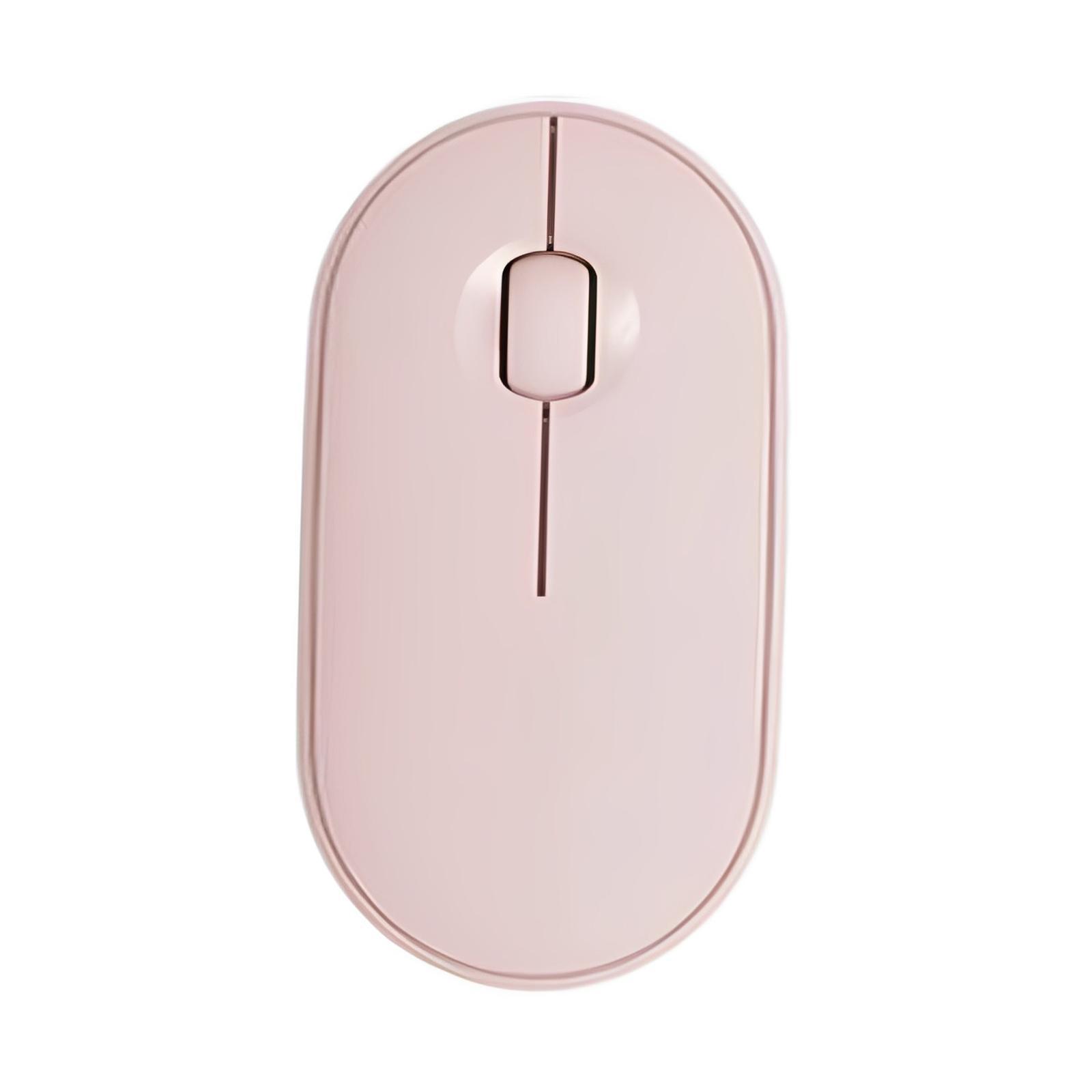 Bluetooth USB Wireless Mouse 1000DPI Portable Rechargeable for White