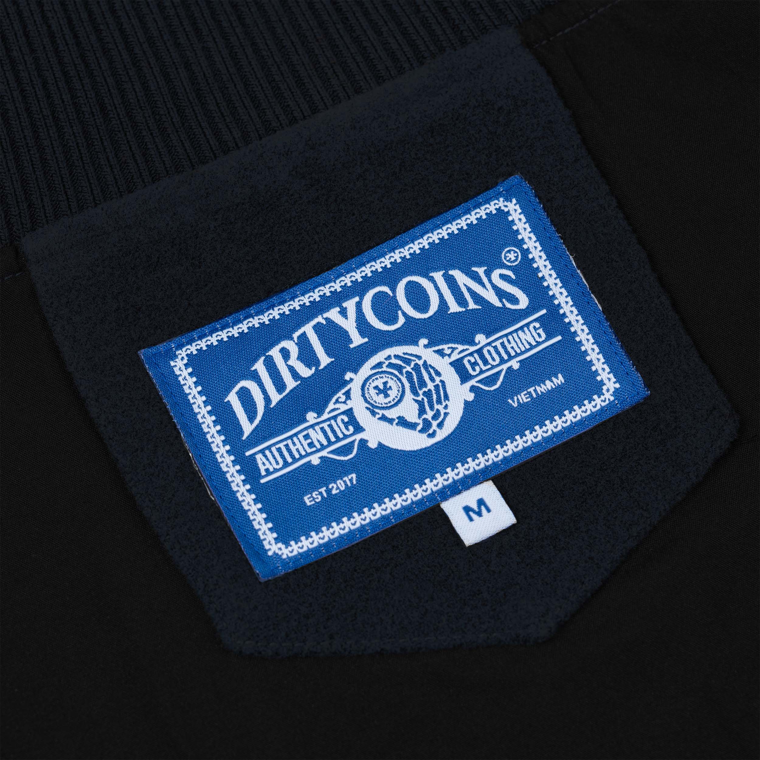 Áo Khoác DIRTY COINS | DRAGON BALL Z Logo Varsity Jacket - Black