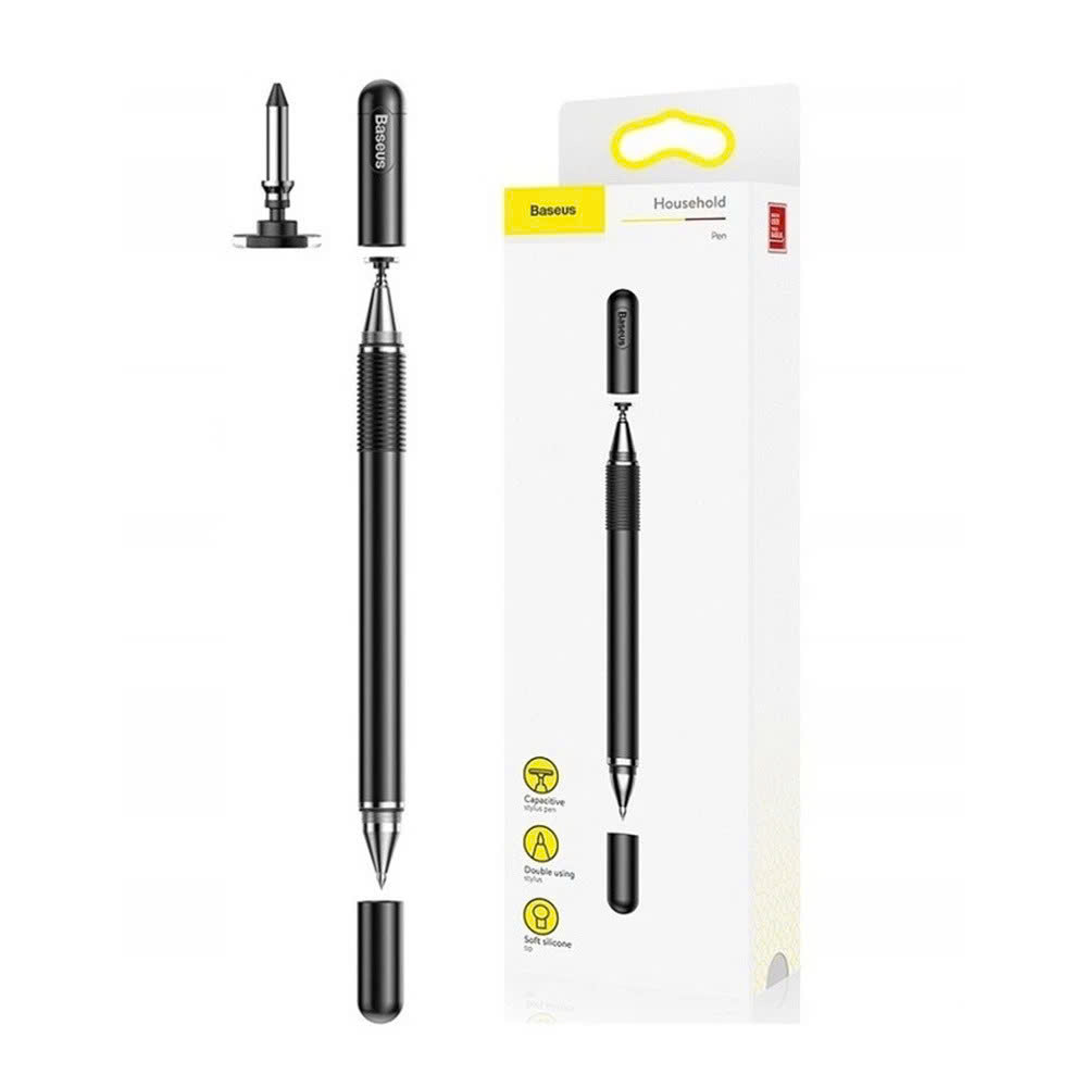 Bút Cảm Ứng Điện Dung 2 Trong 1 Cho Smartphone Tablet IPad - Màu Ngẫu Nhiên - Hàng Nhập Khẩu