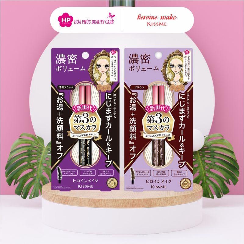 Mascara Dạng Màng Flim Không Lem Trôi Giữ Nếp Cong Và Làm Dày Rậm Mi Kissme Heroine Make (6 G)