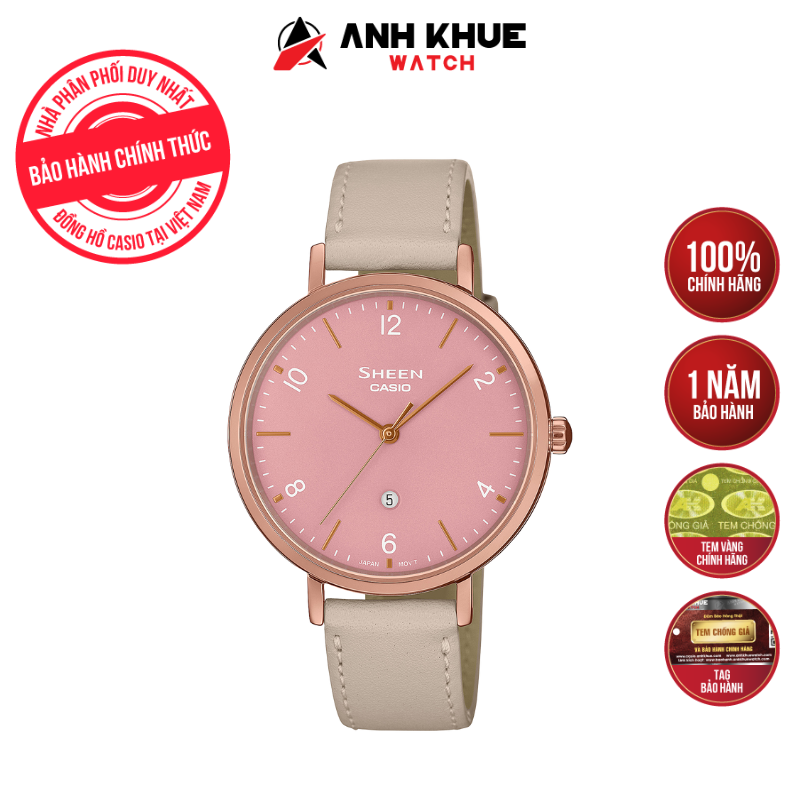 Đồng hồ Casio SHEEN SHE-4562PGL-4AUDF Chính Hãng