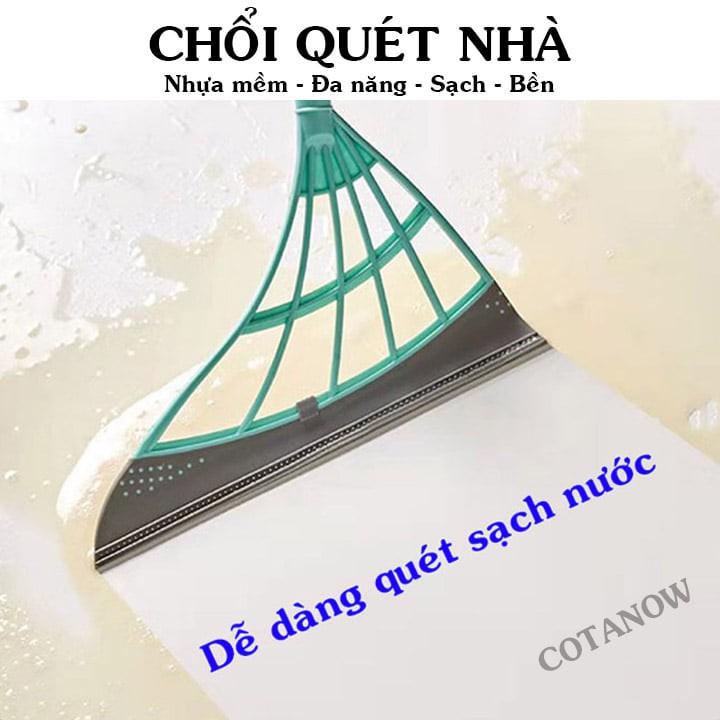 CHỔI QUÉT SÀN - KÈM GẠT NƯỚC LƯỠI SILICON - KIỂU MỚI