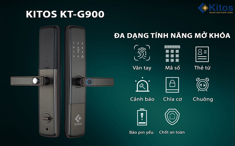 Khoá cửa thông minh Kitos KT-G900