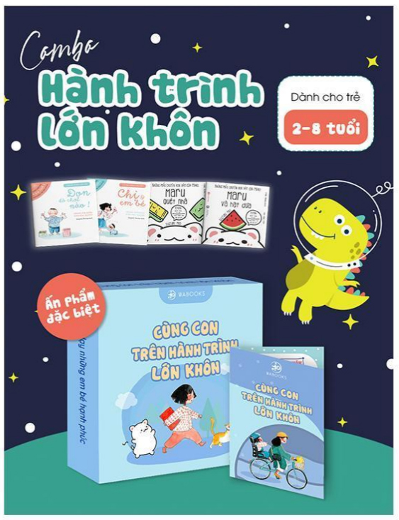 Combo Sách Ehon - Cùng Con Trên Hành Trình Lớn Khôn (Hộp 12 cuốn) (Dành cho trẻ từ 2 - 8 tuổi)