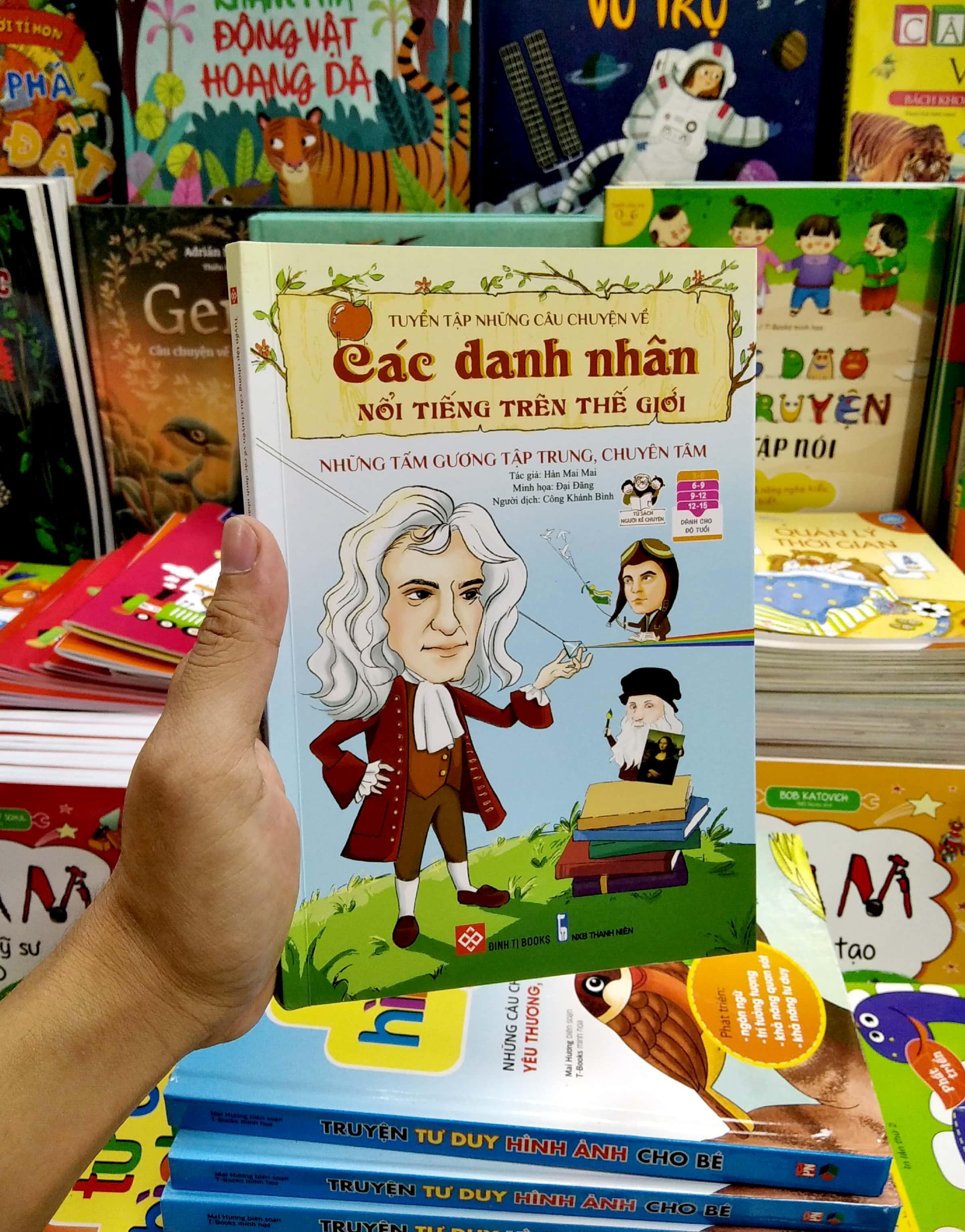 Hình ảnh Tuyển Tập Những Câu Chuyện Về Các Danh Nhân Nổi Tiếng Trên Thế Giới - Những Tấm Gương Tập Trung, Chuyên Tâm