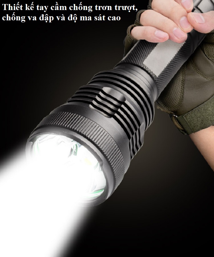 Đèn Pin Siêu Sáng 3 Led P50 Bản Cao Cấp