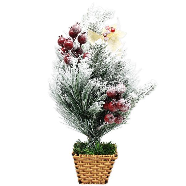 Cây Thông Mini Cước Đầu Loa Phủ Tuyết - Trang Trí Noel 45 cm - Chaang Chiia LP-19HN-45cm