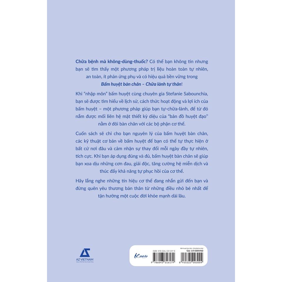Sách  Bấm Huyệt Bàn Chân – Chữa Lành Tự Thân (Bấm Huyệt Nhập Môn) - Skybooks - BẢN QUYỀN
