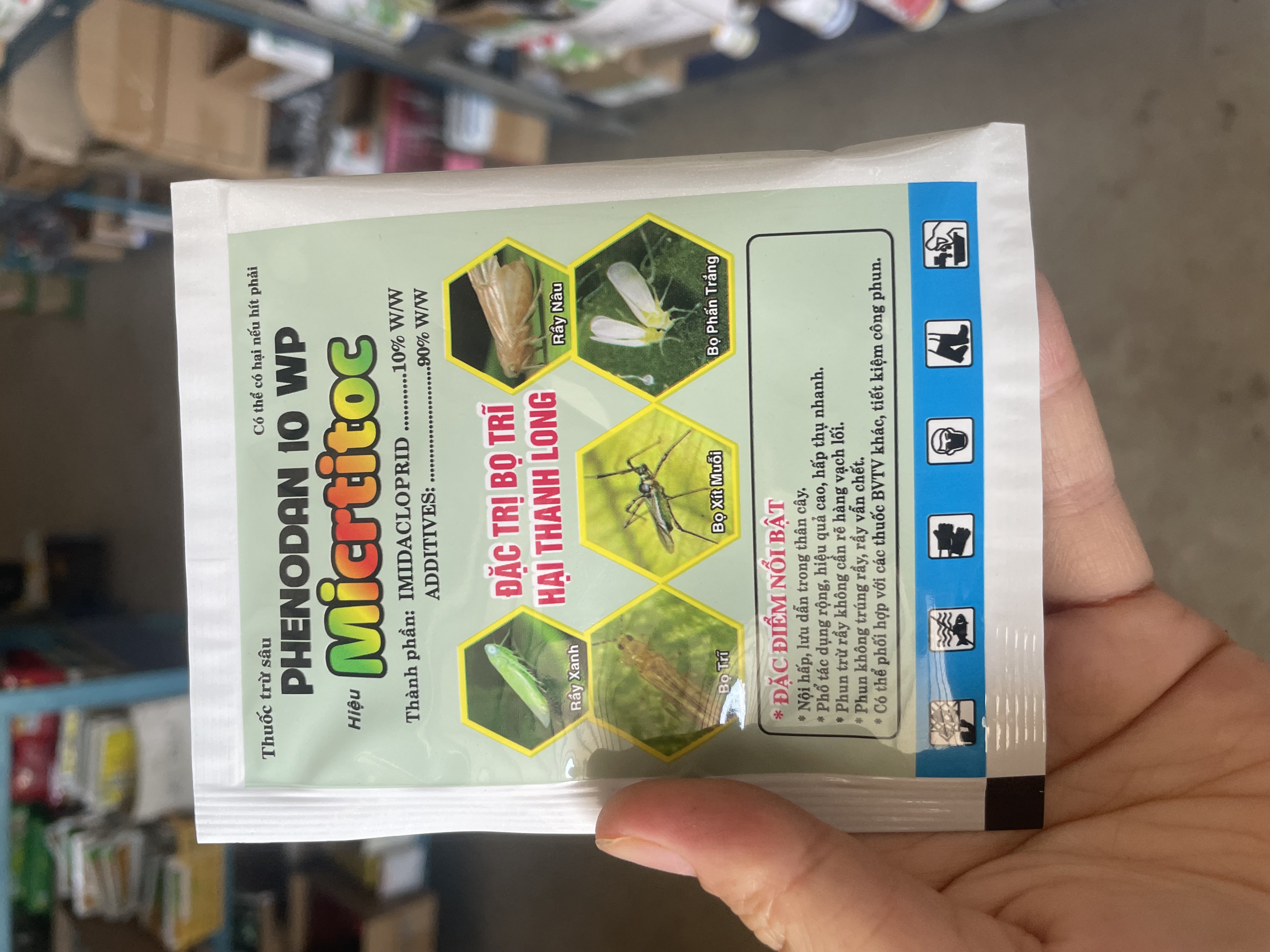 Thuốc trừ sâu rầy nâu, bọ xít, bọ trĩ, rầy xanh - Mire tox 110WP