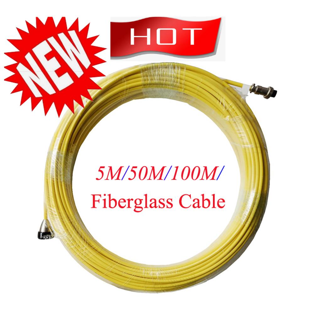 20m 30m 50m 100m 100m Cáp 5 mm Máy quay video, ống thoát nước Hệ thống đường ống công nghiệp hệ thống nội soi công nghiệp