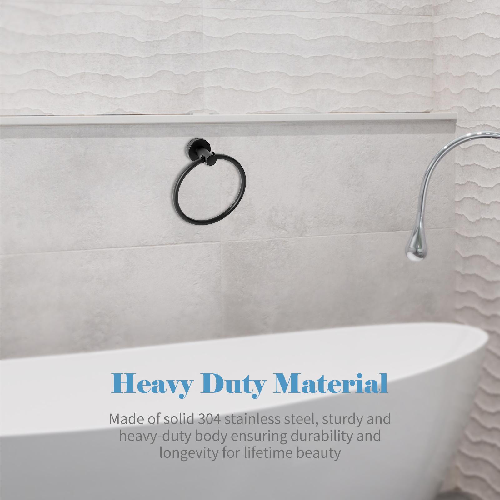 Thanh Treo Đồ Thép Không Gỉ Treo Tường 3 Móc Cho Phòng Tắm