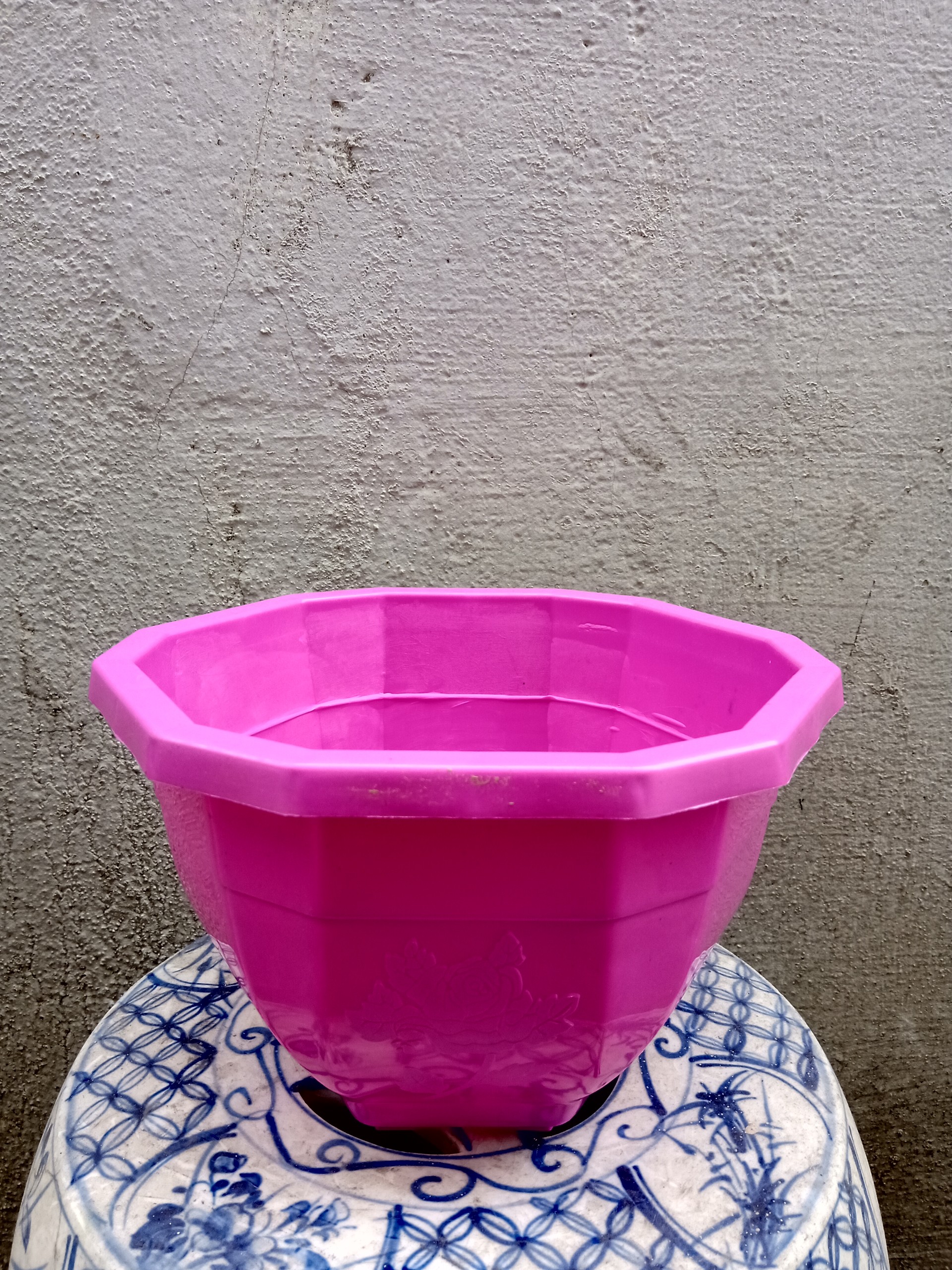 5 Chậu Nhựa Treo 5 Màu,Hình Bát Giác,Có Móc Treo Cùng Màu,Kích Thước Đường Kính 22cm Cao 14cm