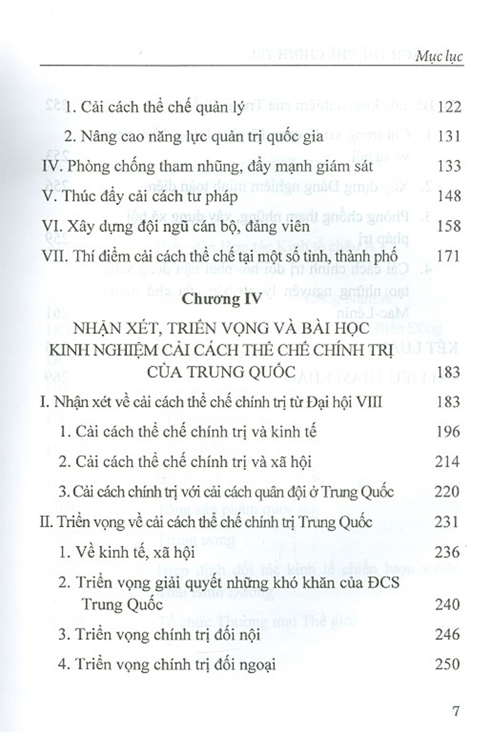 Cải Cách Thể Chế Chính Trị Ở Trung Quốc Hai Thập Niên Đầu Thế Kỷ XXI