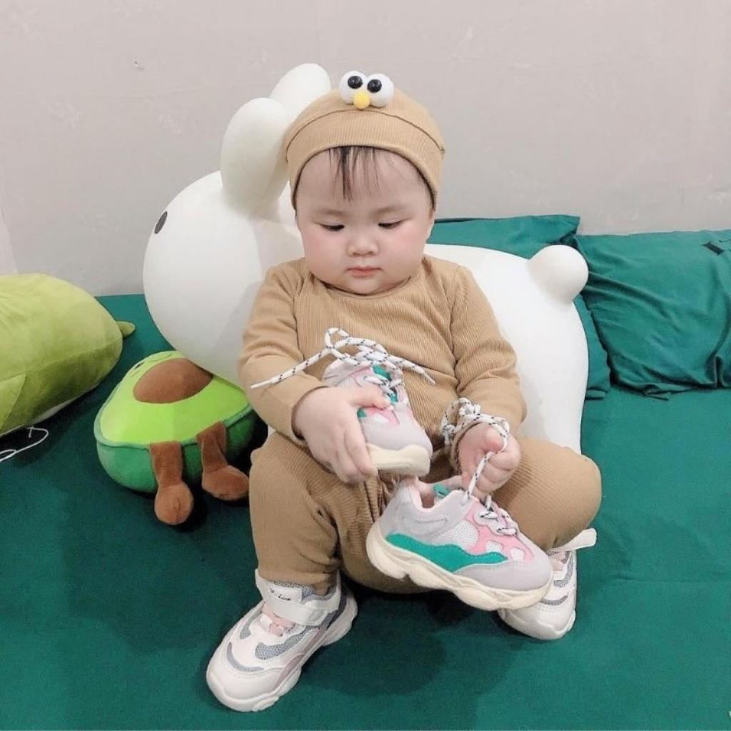 Bộ Dài Tay Cho Bé Bộ Len Tăm Dài Tay SIMPSON chất len tăm cao cấp form cực đẹp bé mặc ngủ bao ấm
