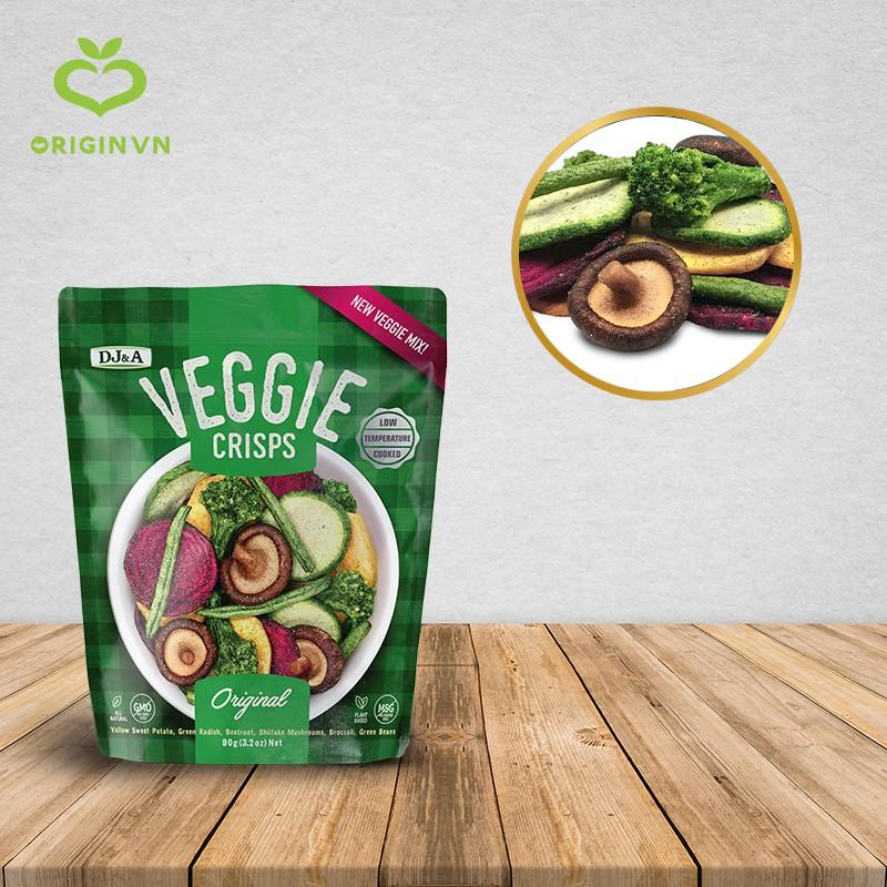 Rau củ sấy giòn vị truyền thống DJ&A 90g