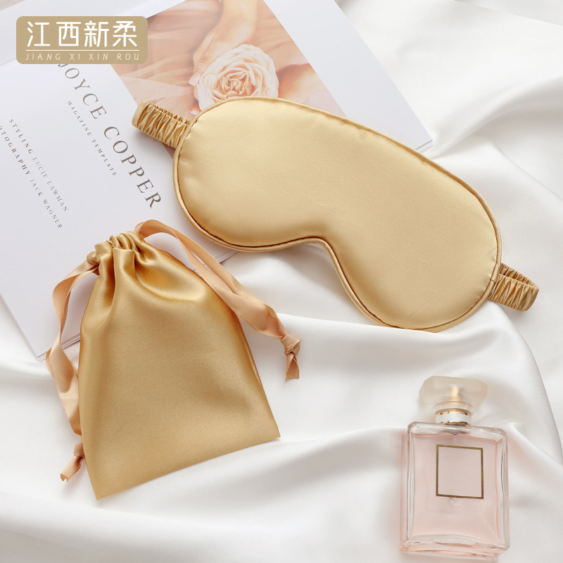 Miếng che Mắt ngủ Cao Cấp Chất Liệu Lụa Tơ Tằm Chính Phẩm Êm Ái Mềm Mịn thân thiện cho Đôi Mắt