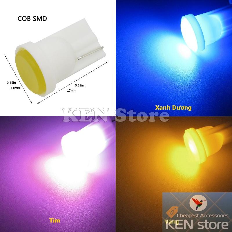 Bóng LED T10 gắn mặt đồng hồ xe máy, táp lô đồng hồ xe máy