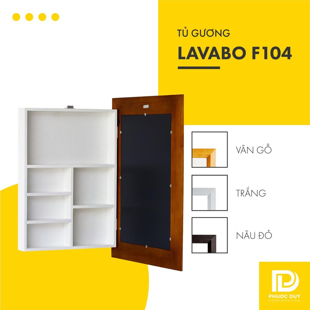 Tủ gương phòng tắm treo tường đa năng - Tủ gương Lavabo F104