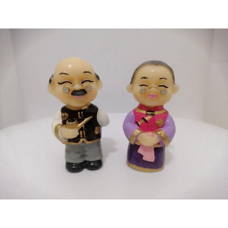 TƯỢNG ÔNG BÀ GIÀ NHÍ TRANG TRÍ MÔ HÌNH, TIỂU CẢNH