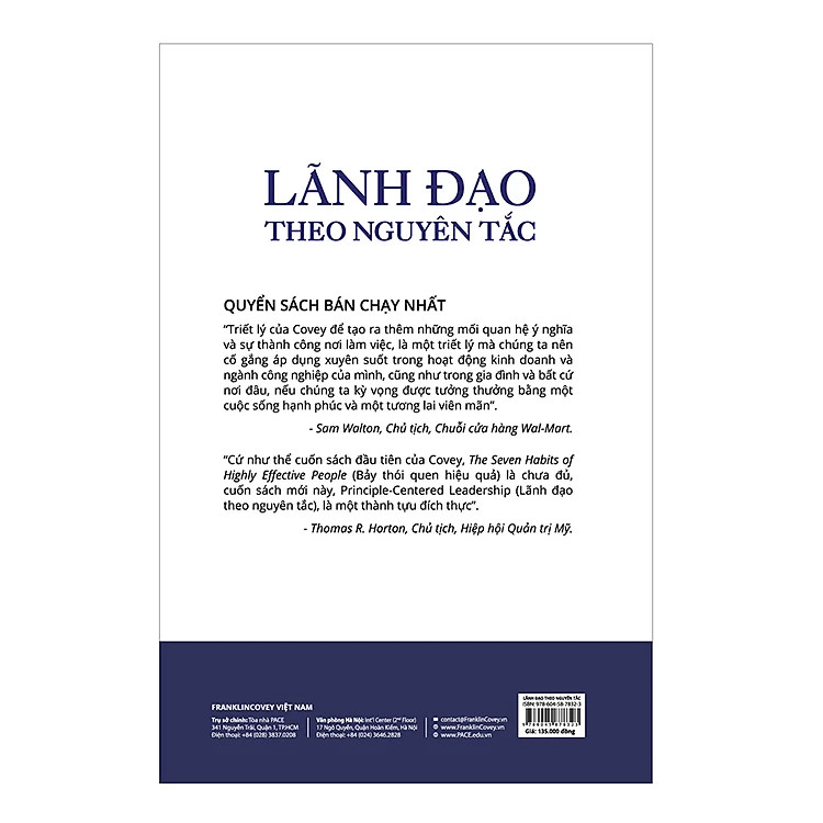 LÃNH ĐẠO THEO NGUYÊN TẮC - Stephen R. Covey - Nguyễn Tuấn Việt dịch -