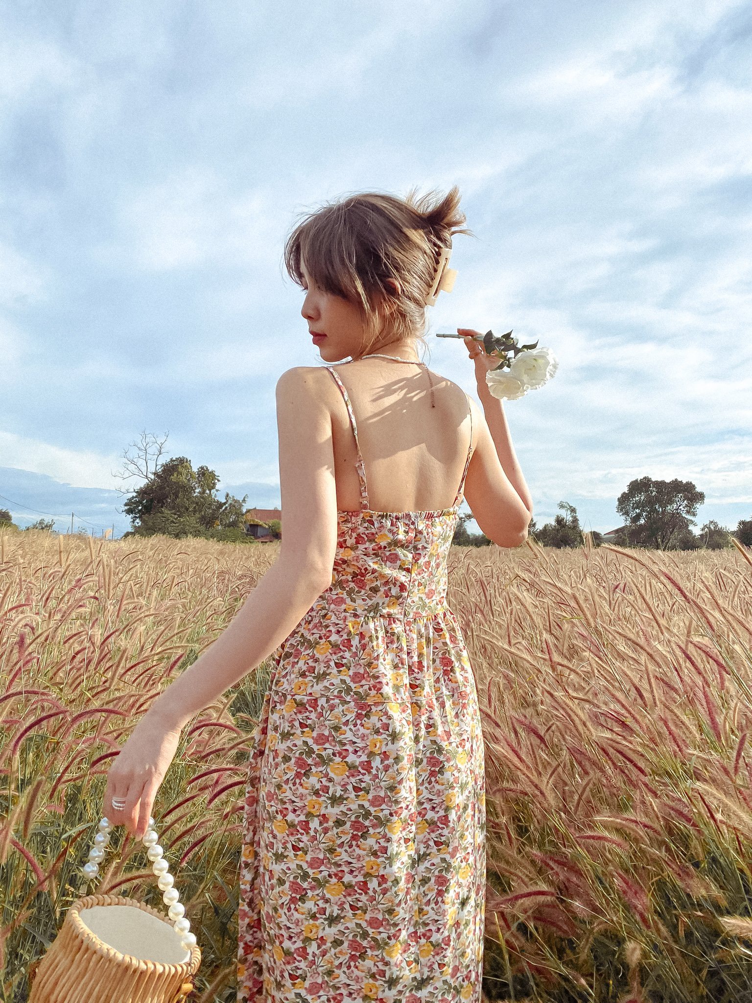 Hình ảnh Đầm hoa dài hai dây Mari Floral Dress Gem Clothing SP060538