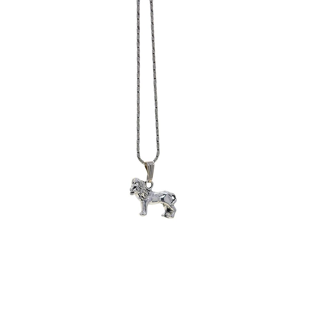 20 Piece Silver Mini Alloy Lion Shaped Charms Pendants DIY Jewelry Making Findings Accessories
