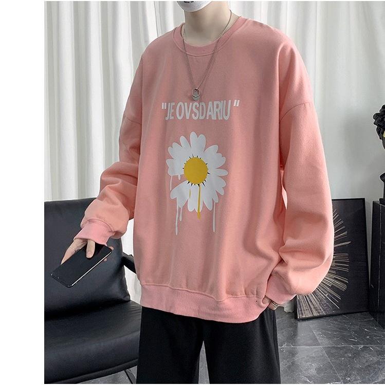 ÁO SWEATER NAM NỮ IN HOA CÚC