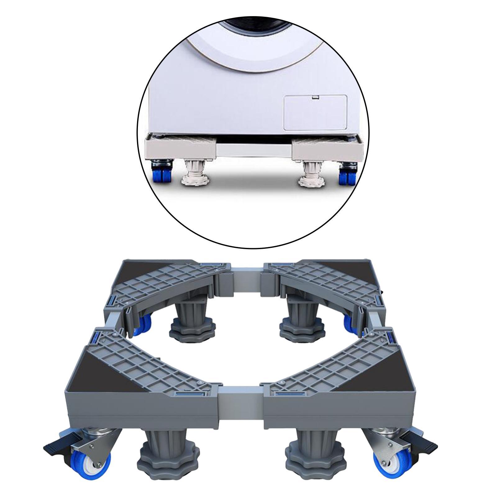 Washing Machine Stand Mobilbe Base Roller for Washer Dryer Style 1 Gray