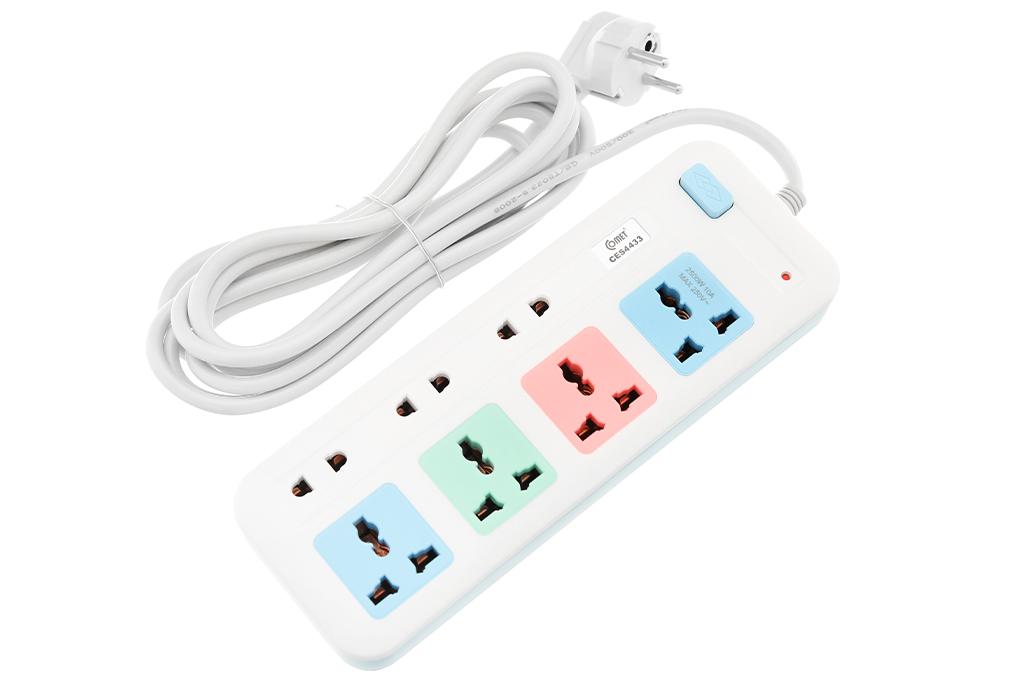 Ổ cắm điện Comet 7 lỗ 3m CES4433 - Hàng chính hãng