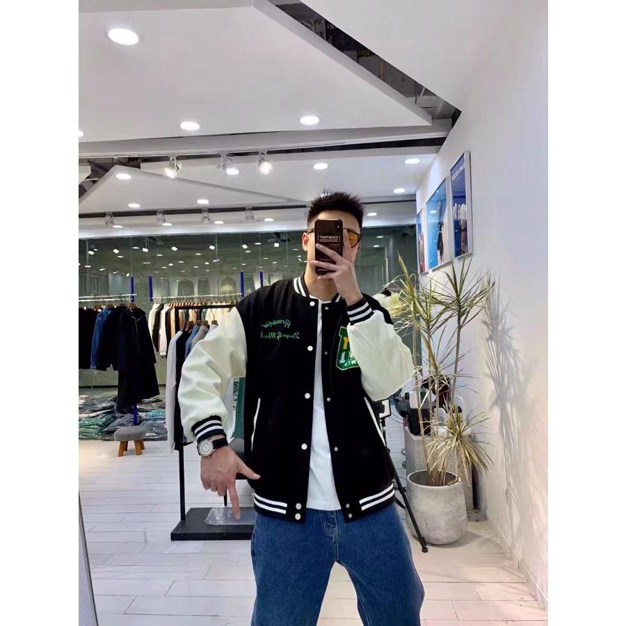 Áo Khoác Bomber Cardigan UNTP DOG Nỉ Bông Phối Túi Kéo Form Rộng Basic Nam Nữ Unisex Ulzzang