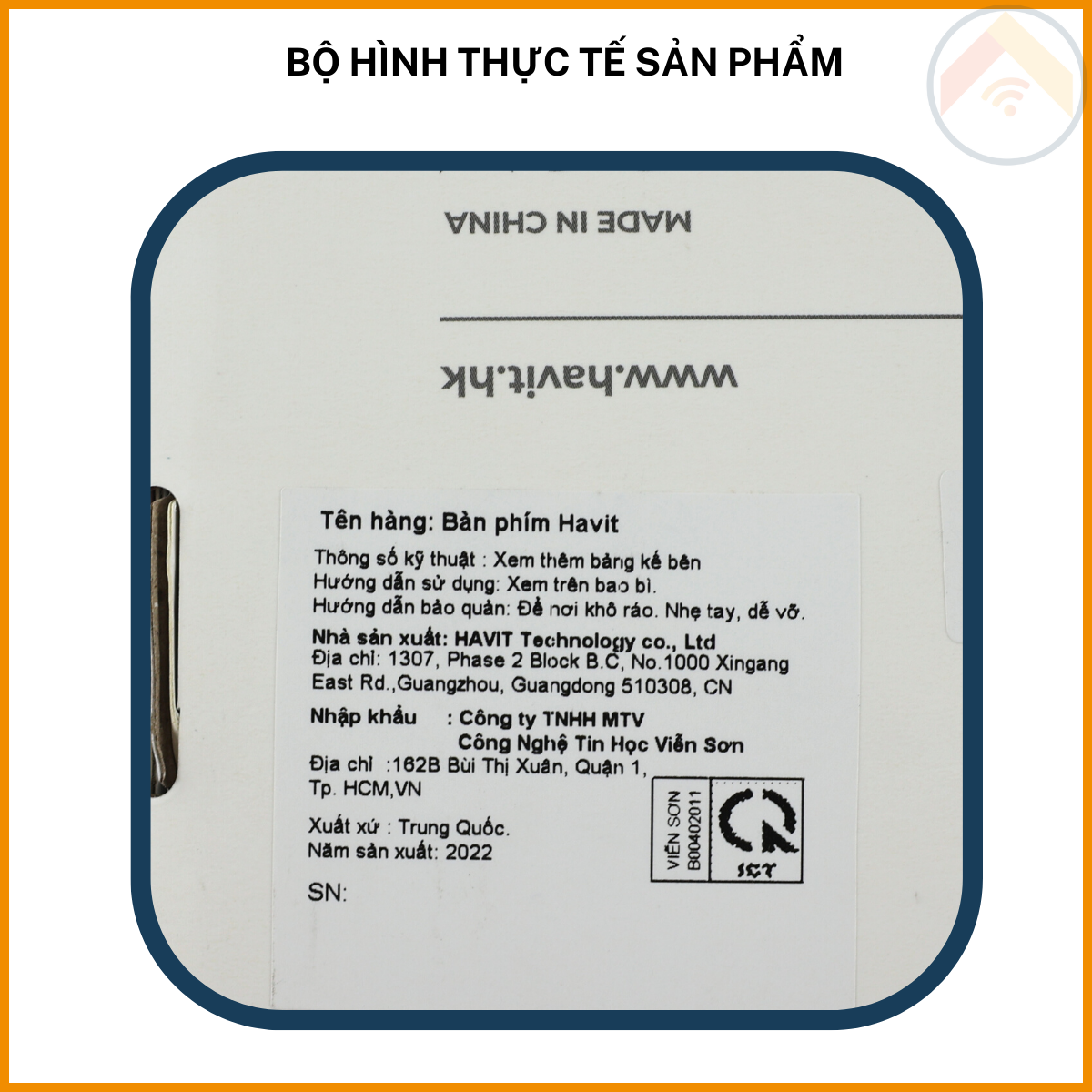 Bàn phím văn phòng có dây HAVIT KB252 Full-size 108 phím Cổng USB 1.5m Đen Hàng Chính Hãng