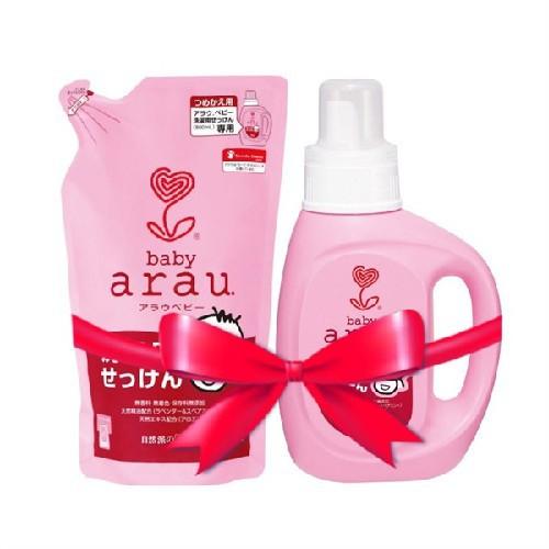 Combo Nước Giặt Arau Baby (Bình 800ml + Túi 720ml)