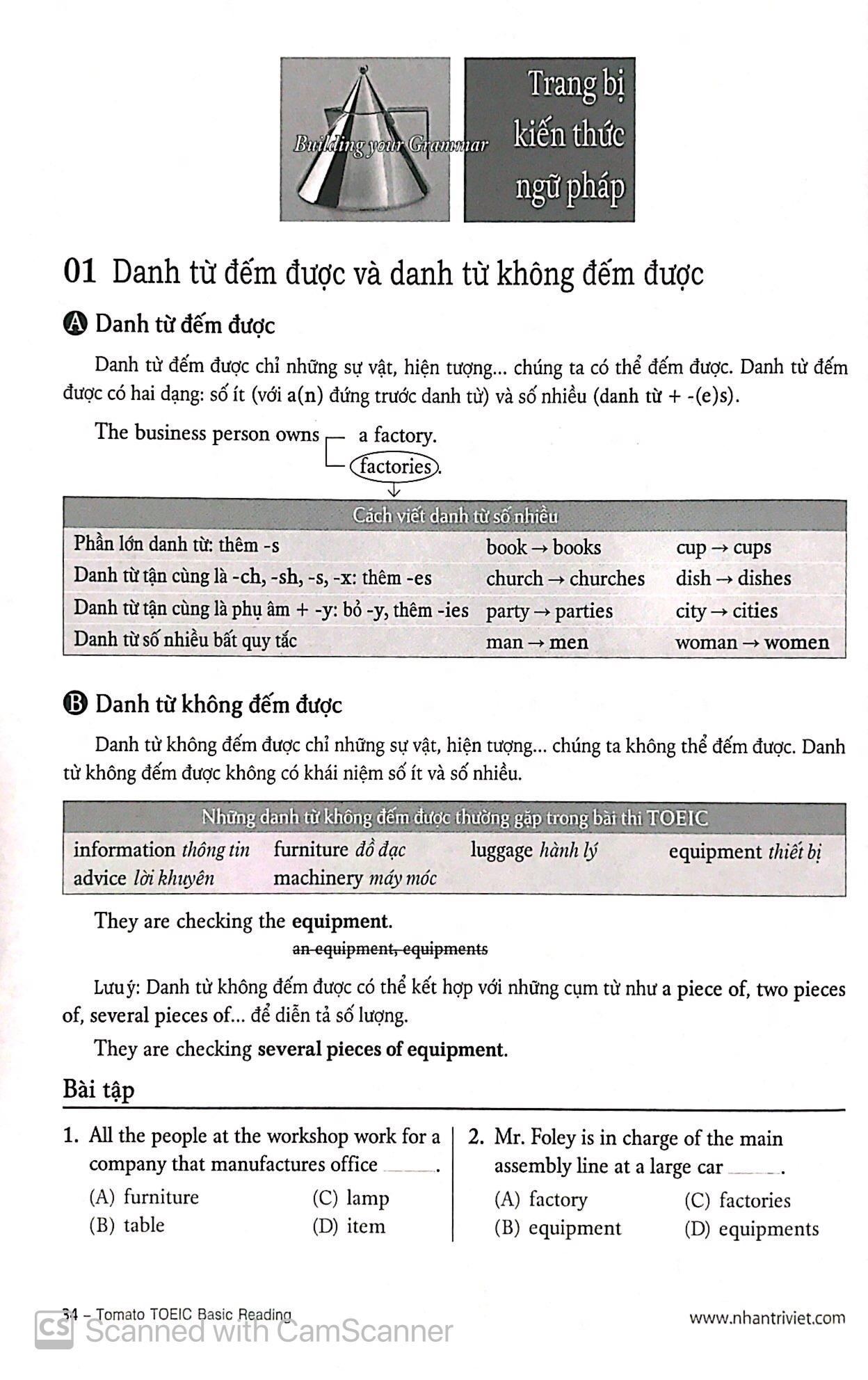 Sách Tomato Toeic Basic Reading