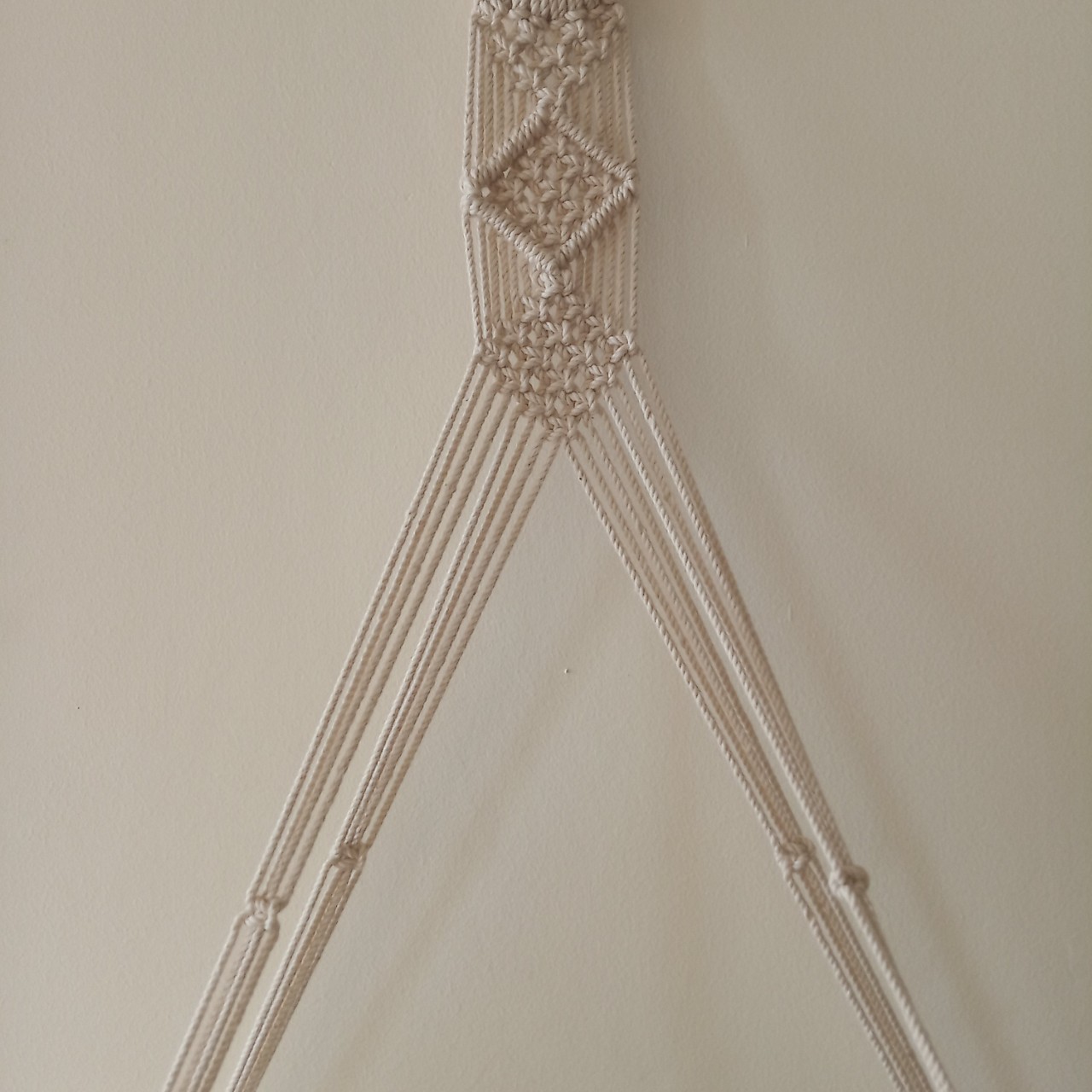 Kệ trang trí kệ treo dây macrame handmade 40x15x70cm